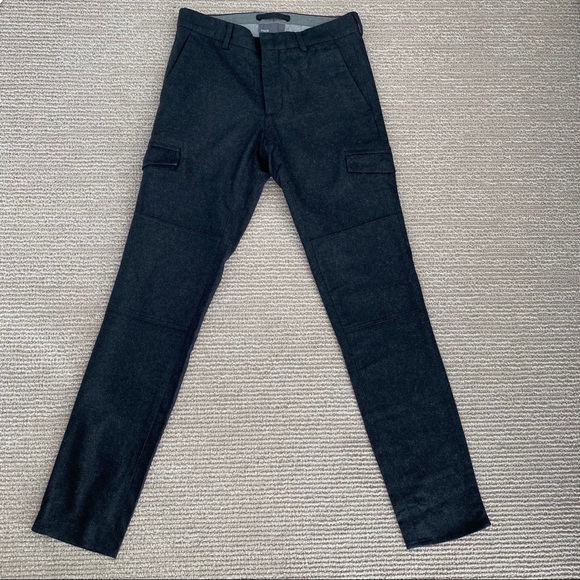 Vince men’s cargo trouser-wool/cashmere size 28/32 - Picture 2 of 6